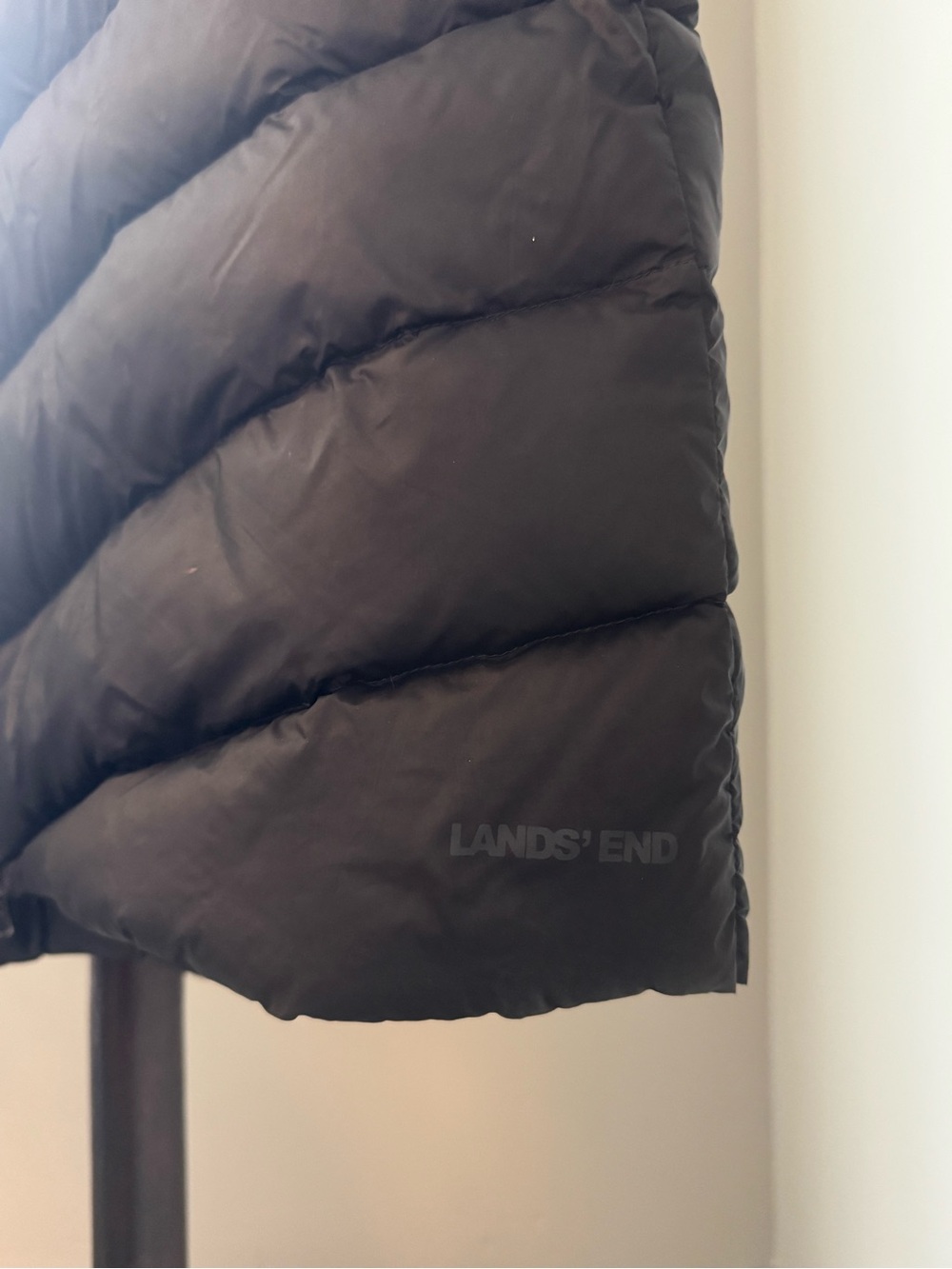 Lands end Wanderweight Down Ultralight  Hooded Maxi Coat - Picture 5 of 7